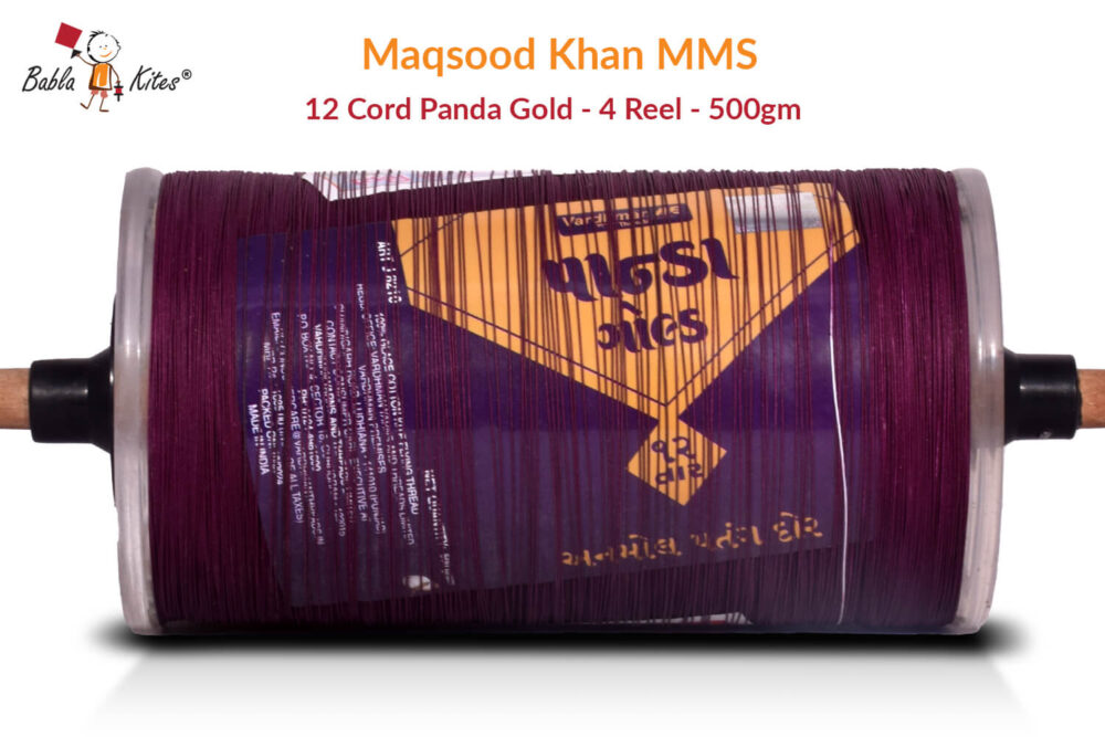 Maqsood Khan MMS 12 Cord Panda Gold 4 Reel