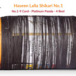 Exclusive Original Haseen Lalla Shikari No. 1 - 9 Cord Platinum Panda (4 Reel/500gm) Manjha + Free Shipping