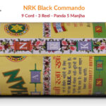 nrk-black-commando-9-cord-3-reel-panda-5-manjha