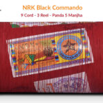 Original NRK Black Commando 9 Cord Panda 5 Manjha (3 Reel) + Free Shipping