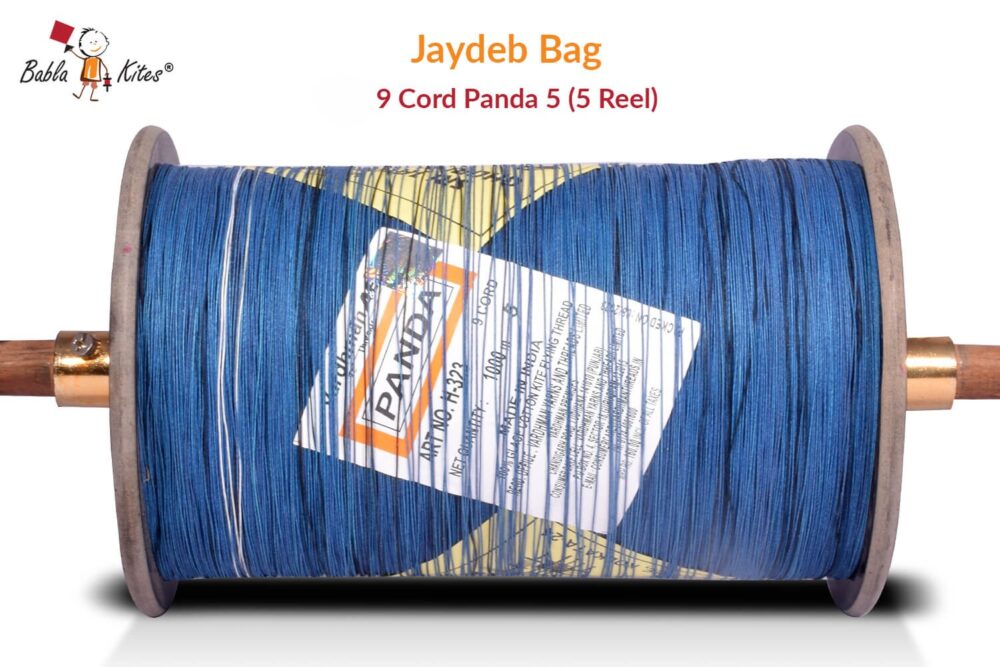 jaydeb bag 9 cord 5-reel panda 5 manjha