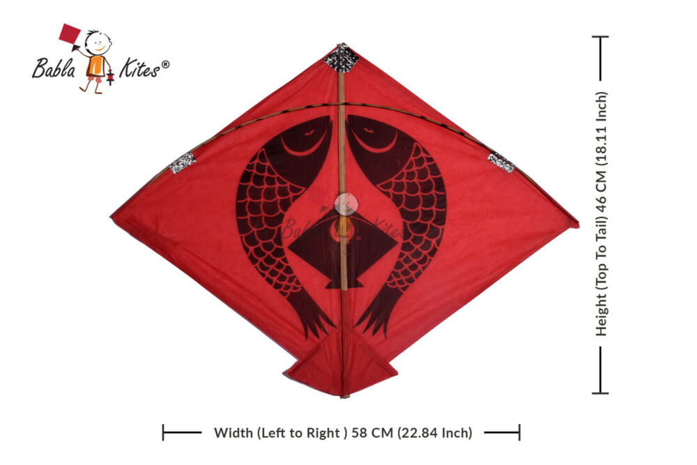 40 Colour Indian Fighter Designer Cheel Kites (Size 58*46 Centimeters) + Free Shipping