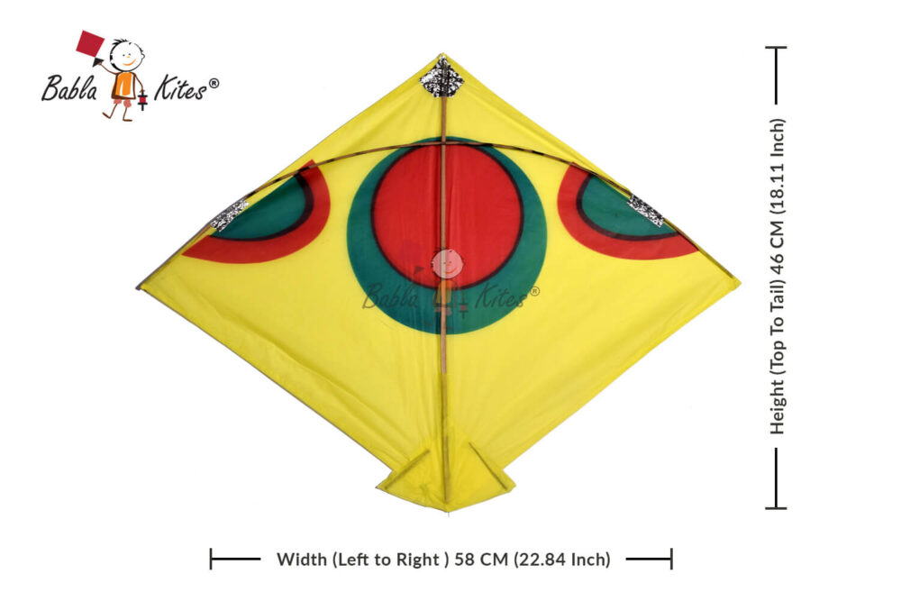 40 Colour Indian Fighter Designer Cheel Kites (Size 58*46 Centimeters) + Free Shipping